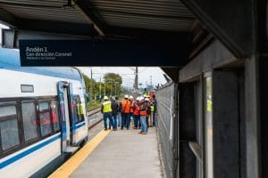 Avanza ampliación de Línea 2 del Biotren: empresas que participan en licitación de extensión de andenes realizaron visita técnica