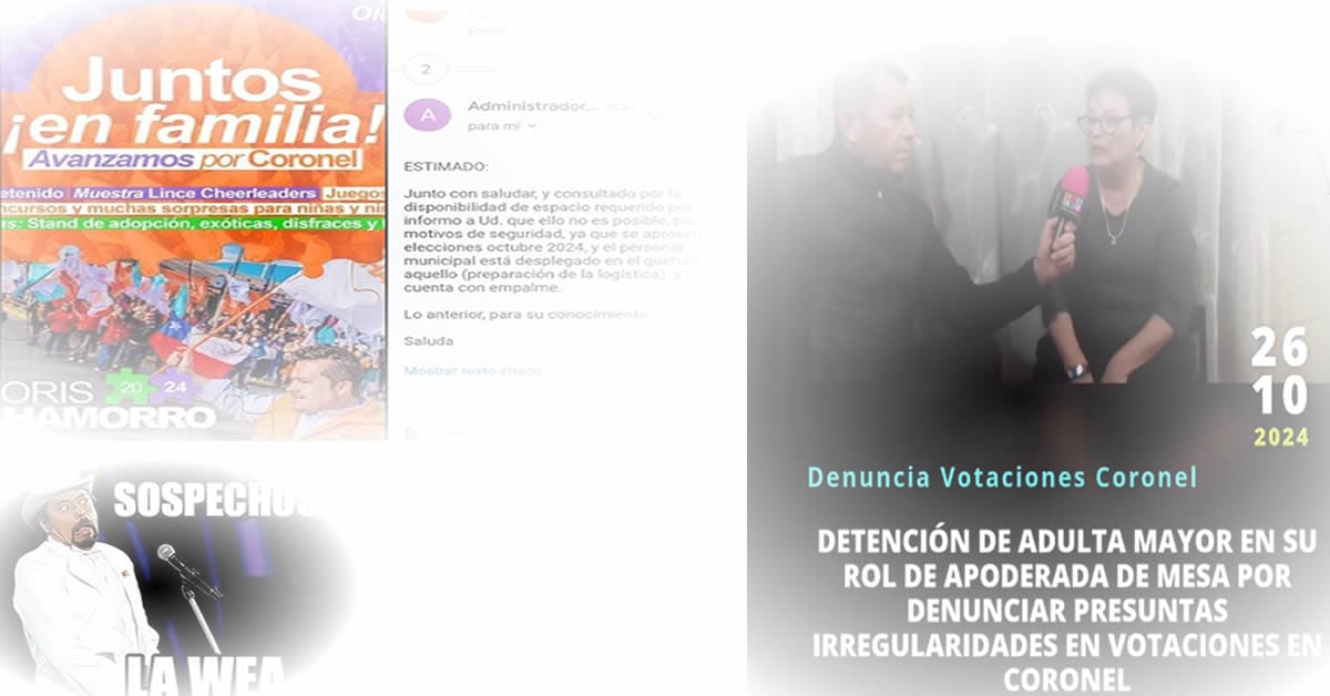 Denuncian que Municipilad de Coronel habria  estado  haciendo trampa para favorecer reelecion de  Boris Chamorro