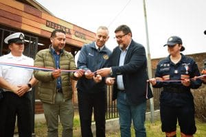 Inauguración nueva sede Defensa Civil en Coronel
