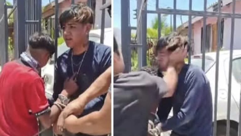 ¡LE AFORRARON!: Delincuentes que ASALTARON y APUÑALARON a adulto mayor fueron GOLPEADOS antes de entregarlos a CARABINEROS