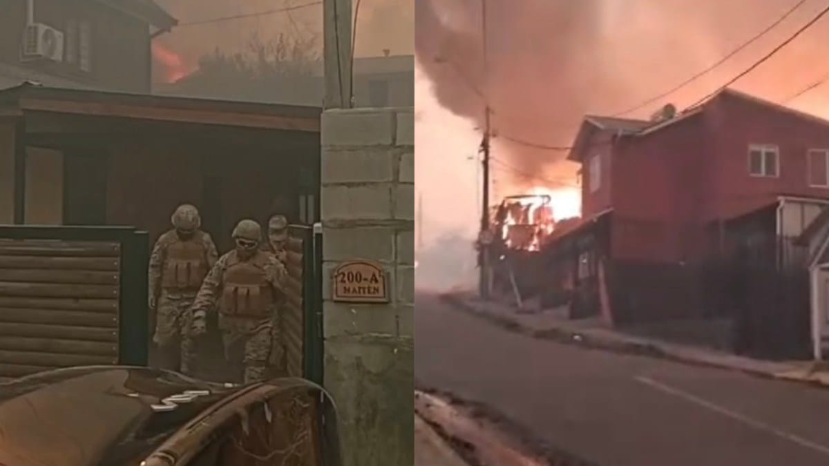 Militares YA ESTÁN en PENCO y ayudan a EVACUAR sectores amenazados por las LLAMAS