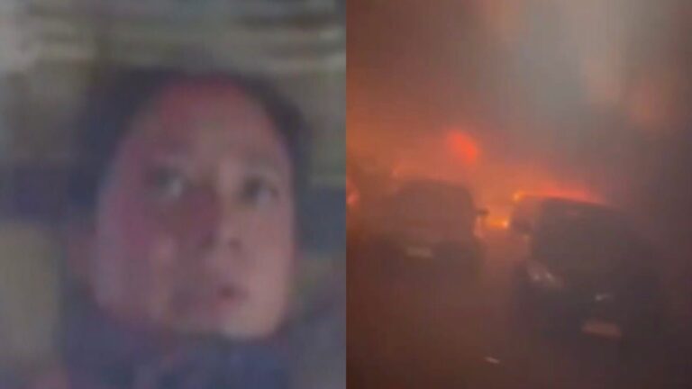 IMPACTANTE rescate en PENCO: Madre ENTREGA a sus dos bebés a Bomberos y luego DESAPARECE entre las LLAMAS
