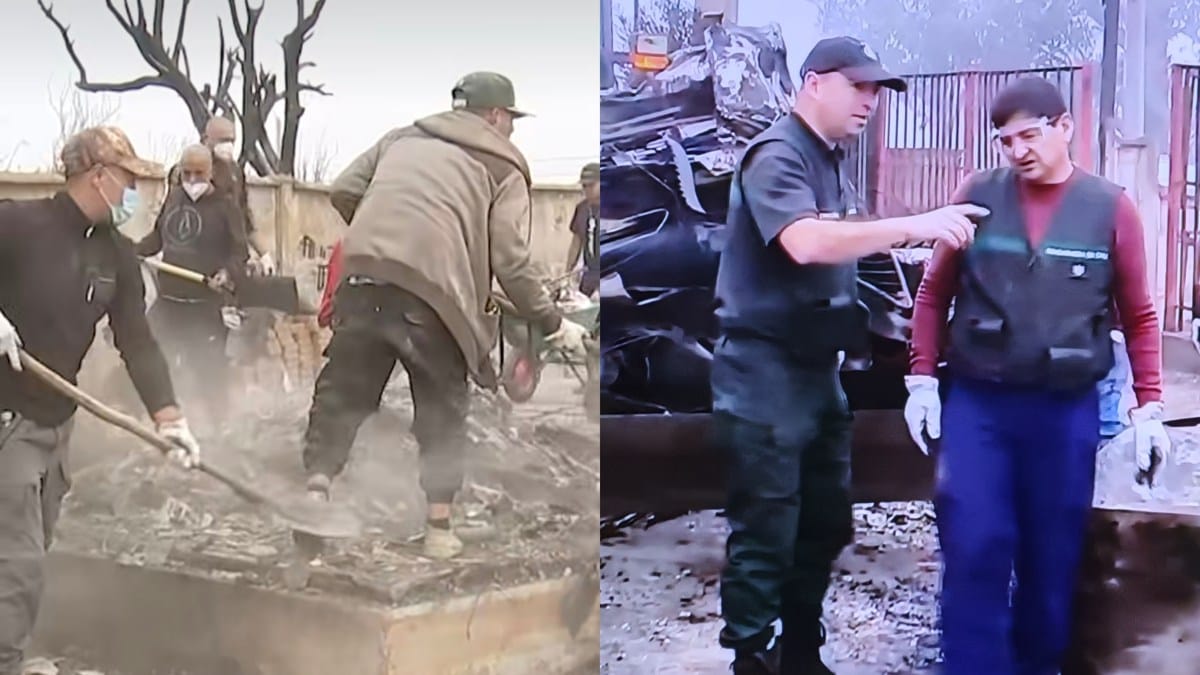 26 REOS acompañados de GENDARMERÍA acuden a Punta de Parra para AYUDAR en labores de LIMPIEZA