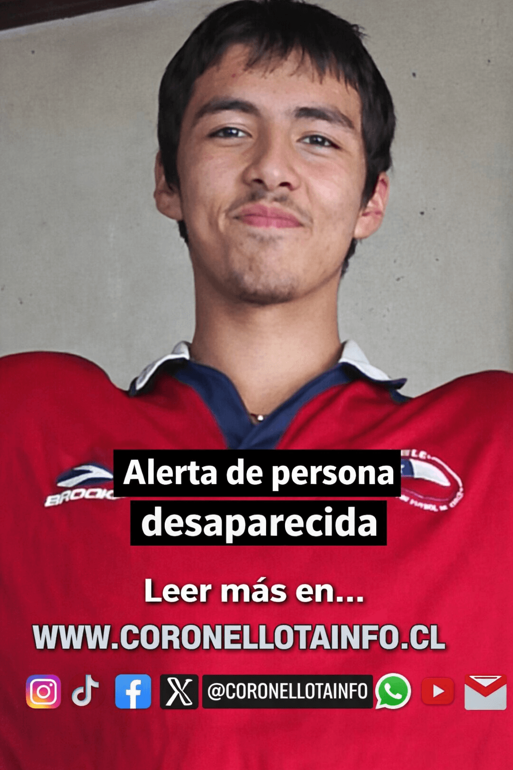 ALERTA DE PERSONA DESAPARECIDA #LomasColoradas
