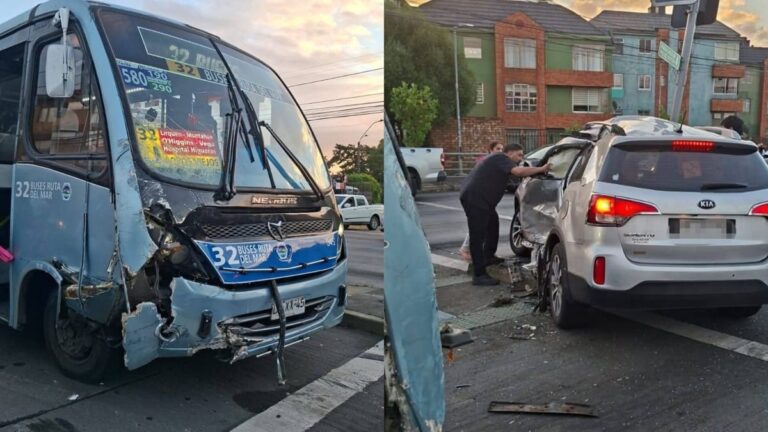 FOTOS: Colisión a ALTA ENERGÍA deja HERIDOS y congestión en HUALPÉN