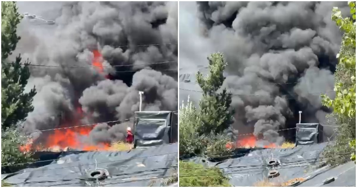 Incendio afecta a relleno sanitario Hidronor en Florida se generó por corte en tablero eléctrico