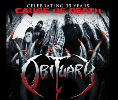 Banda leyenda estadounidense  » Obituary «hoy en Concepcion.