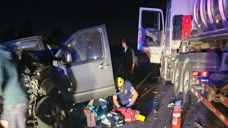 Accidente a ALTA ENERGÍA deja 4 HERIDOS y tránsito CORTADO en ruta a CABRERO