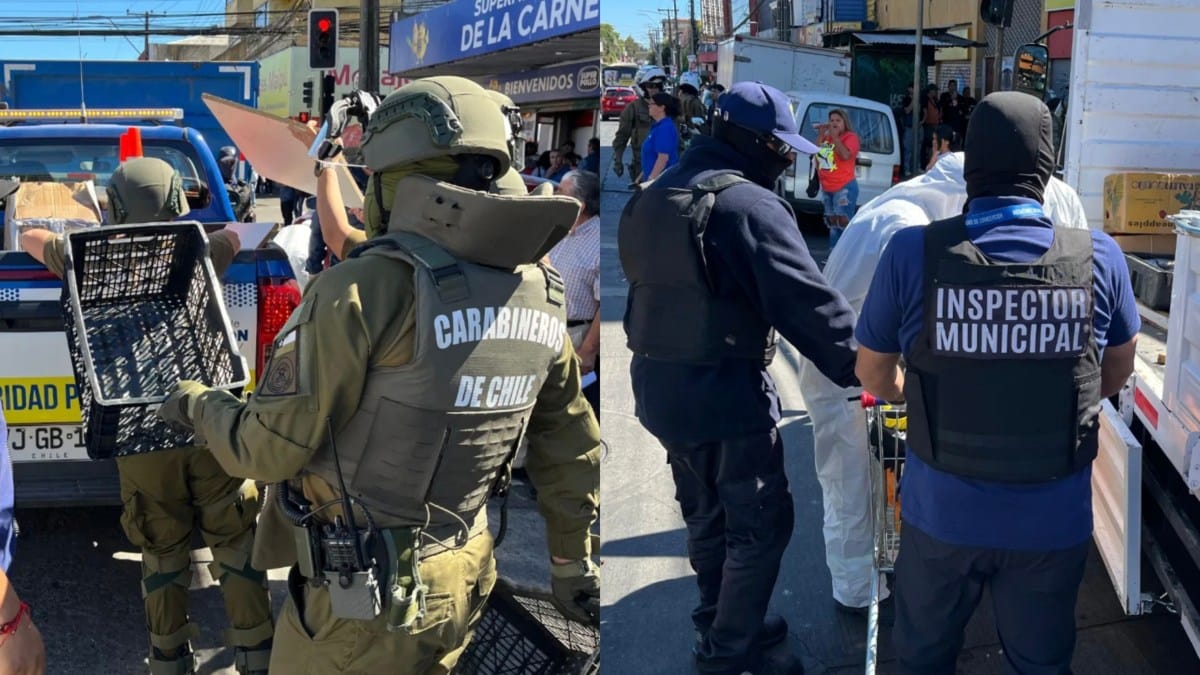 Nuevo OPERATIVO contra el comercio AMBULANTE en Concepción dejó TONELADAS de mercadería y dos vehículos INCAUTADOS