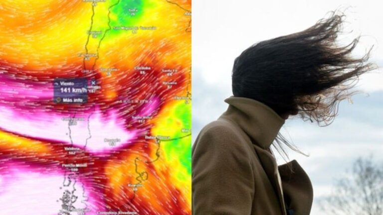 Corriente en CHORRO traerá FUERTES vientos al Biobío desde este JUEVES