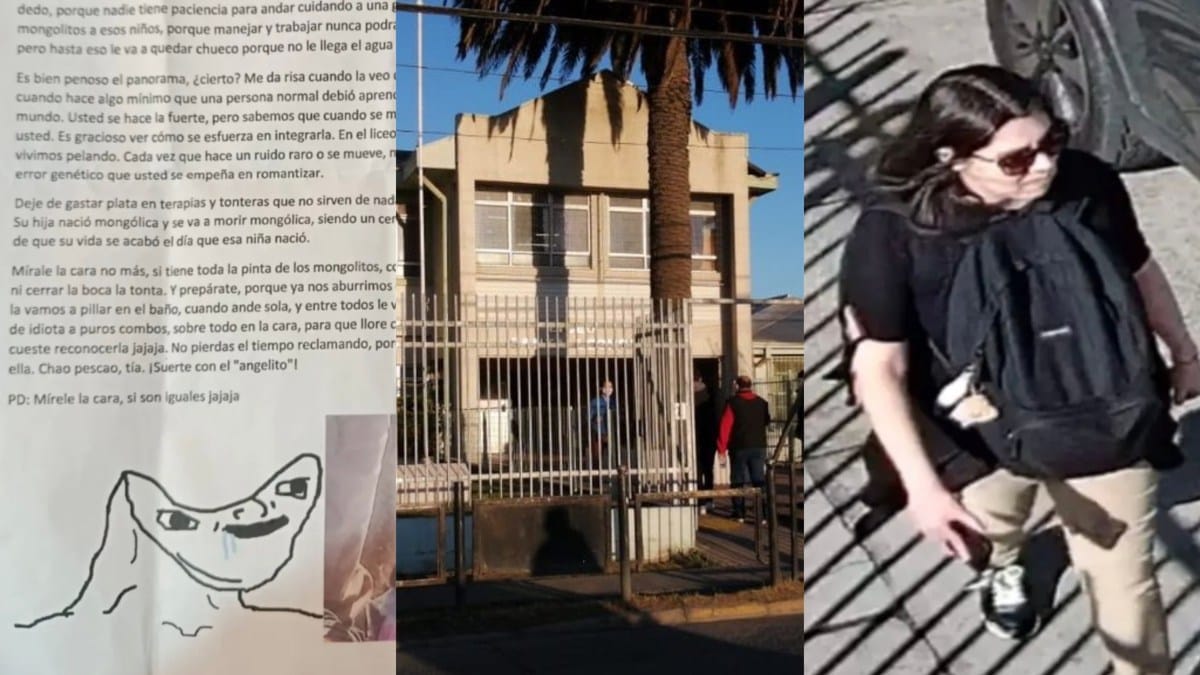 INDIGNACIÓN en Talcahuano: Apoderada deja CARTA con INSULTOS y AMENAZAS a niña con síndrome de DOWN