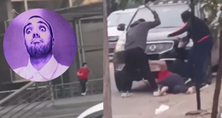 Filtran VIDEO que muestra brutal PATEADURA a Martín de los Santos tras AUDIENCIA en el Centro de Justicia