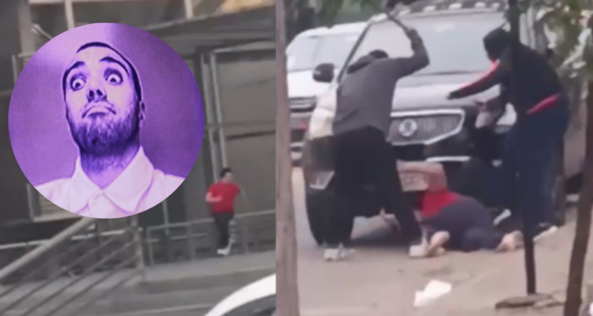 Filtran VIDEO que muestra brutal PATEADURA a Martín de los Santos tras AUDIENCIA en el Centro de Justicia