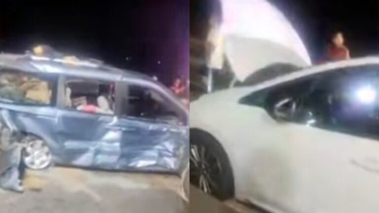 VIDEO: Colisión MÚLTIPLE a alta energía provoca CORTE parcial en la RUTA 160