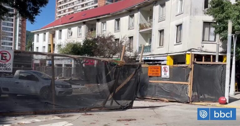 Obras en Plaza Perú de Concepción se extienden y municipio evalúa acciones contra empresa por retrasos