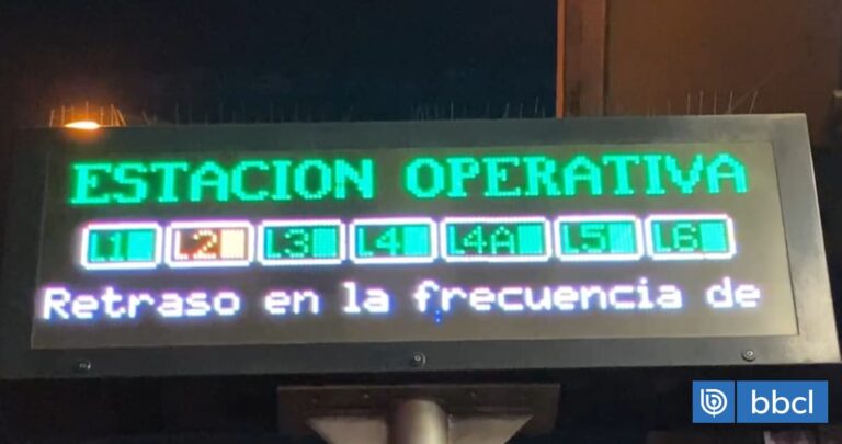 Línea 2 del Metro presentó problemas de frecuencia en hora punta matinal