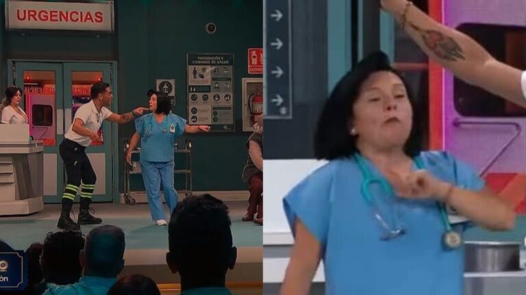 SUSTO en VIVO: Actriz sufre ASFIXIA durante sketch y es auxiliada en PLENO PROGRAMA
