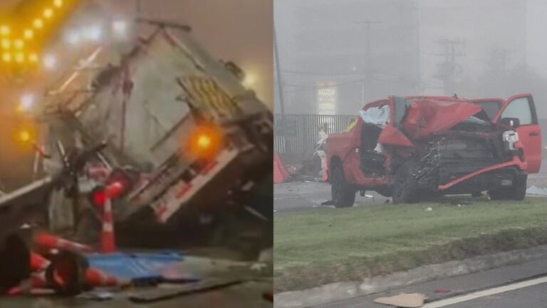 Colisión a ALTA ENERGÍA en la AUTOPISTA frente al Mall deja un LESIONADO y taco KILOMETRICO