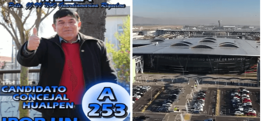 Detienen a concejal de Hualpén tras afirmar que tenía bomba en su maleta en el Aeropuerto de Santiago