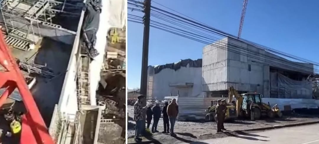 Trabajador se SUBE a GRÚA por SUELDOS IMPAGOS en obras de CESFAM