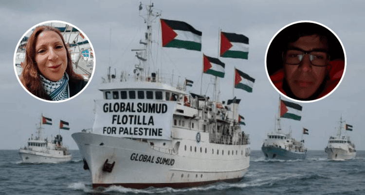 Dirigentes de ULTRA IZQUIERDA que viajaban a GAZA en flotilla DENUNCIAN que Israel los INTERCEPTÓ