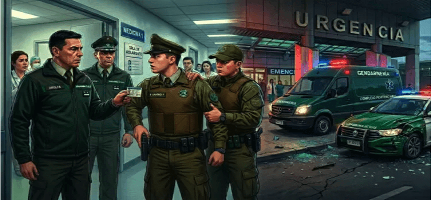 «Corta el show» el tenso cruce entre efectivos de Carabineros y Gendarmería en Hospital de La Serena