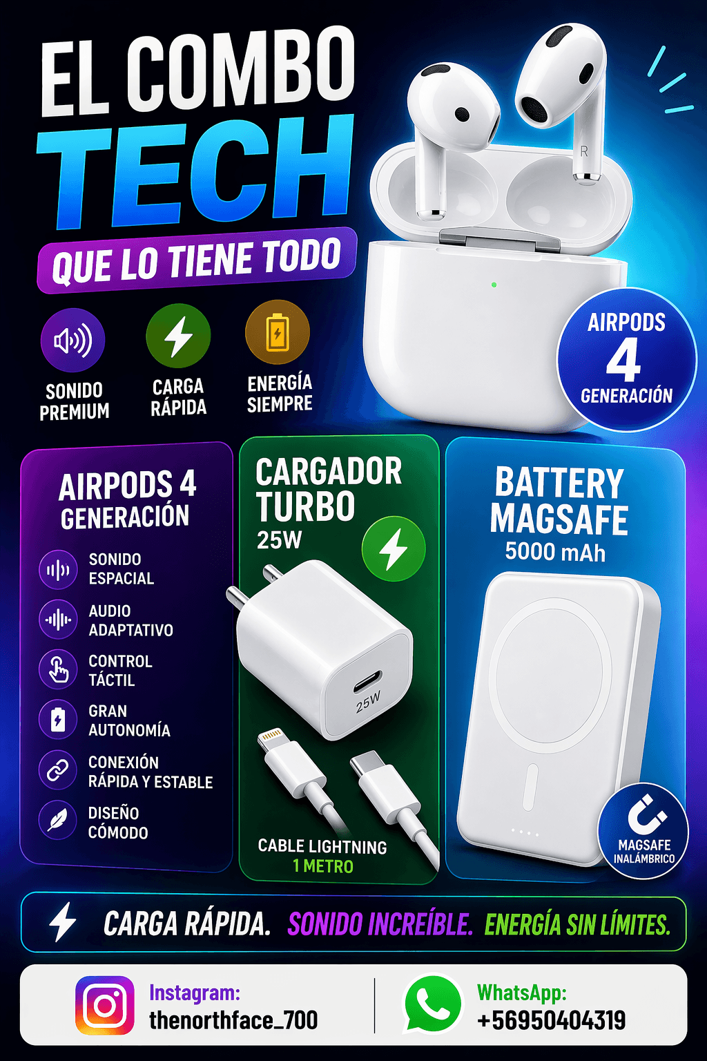 🔥🎧 ¡EL COMBO TECH QUE LO TIENE TODO! 🔋📱