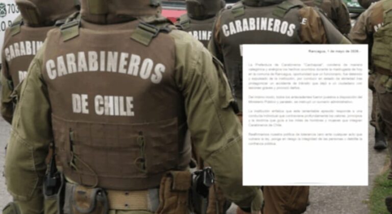 CARABINERO es EXPULSADO tras CHOCAR EBRIO: FINGIÓ ROBO de su vehículo y HUYÓ del lugar