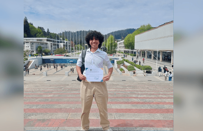 Joven de Talcahuano representará a Chile en campamento científico de Estados Unidos