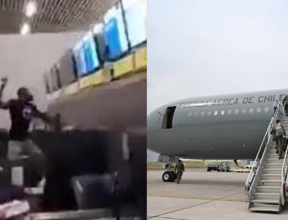 EXPULSAN de CHILE a ciudadano HAITIANO que provocó Violentos Daños en el AEROPUERTO DE SANTIAGO