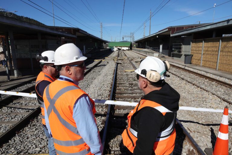 Desrielo en Chiguayante: EFE Sur prepara plan de contigencia en sus servicios para los próximos días