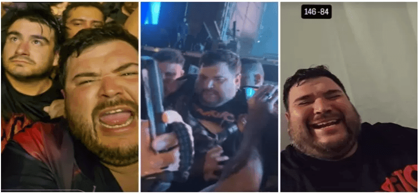 Otakín se descompensó en concierto de Korn y debió ser evacuado «Como corresponde, quedé corneta»