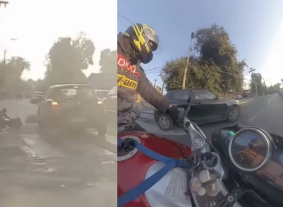 CONDUCTOR HUYE tras ATROPELLAR a MADRE y su HIJO: MOTOCICLISTA GRABÓ PERSECUCIÓN