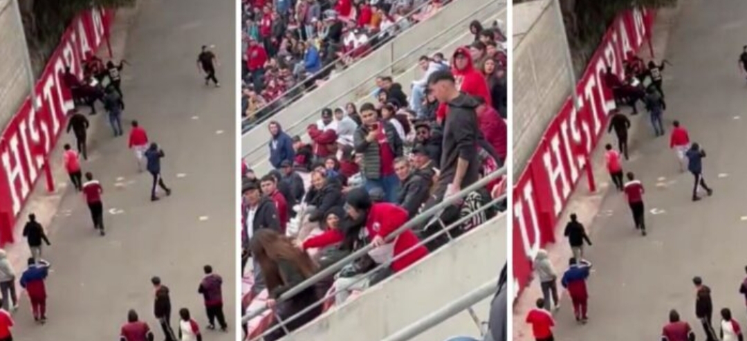 VIOLENTOS INCIDENTES en La Portada: hinchas de La Serena AGREDIERON a seguidores de Colo Colo