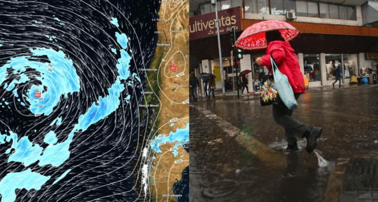 LLUVIA y VIENTO: Se acercan DOS sistemas frontales para el BIOBÍO en los próximos DÍAS