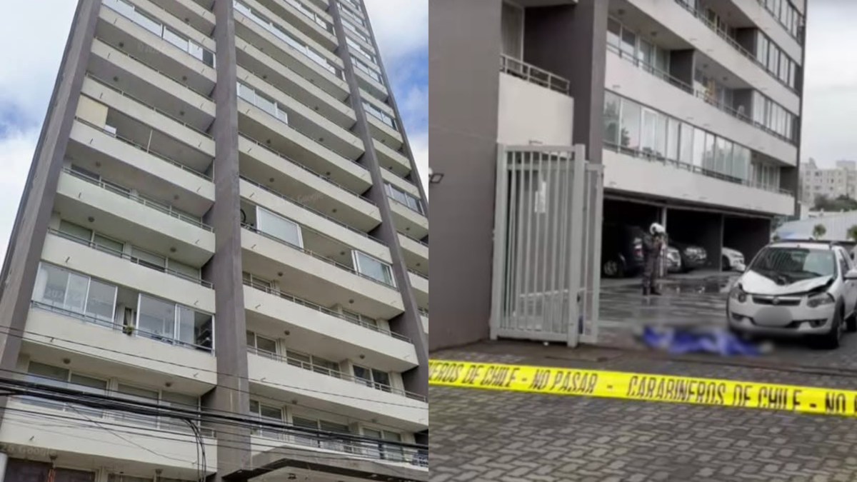 TRAGEDIA: Mujer FALLECE tras CAER desde edificio sobre VEHÍCULO en Concepción