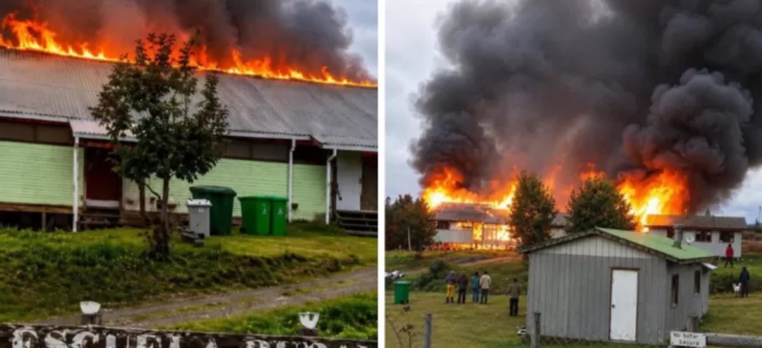 INCENDIO DESTRUYE por COMPLETO escuela rural: 12 alumnos serán reubicados