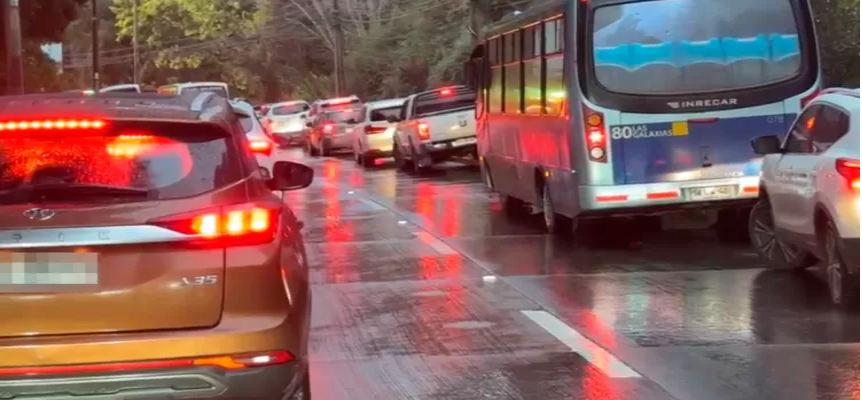 Accidente en avenida Pedro de Valdivia generó gran congestión entre Concepción y Chiguayante