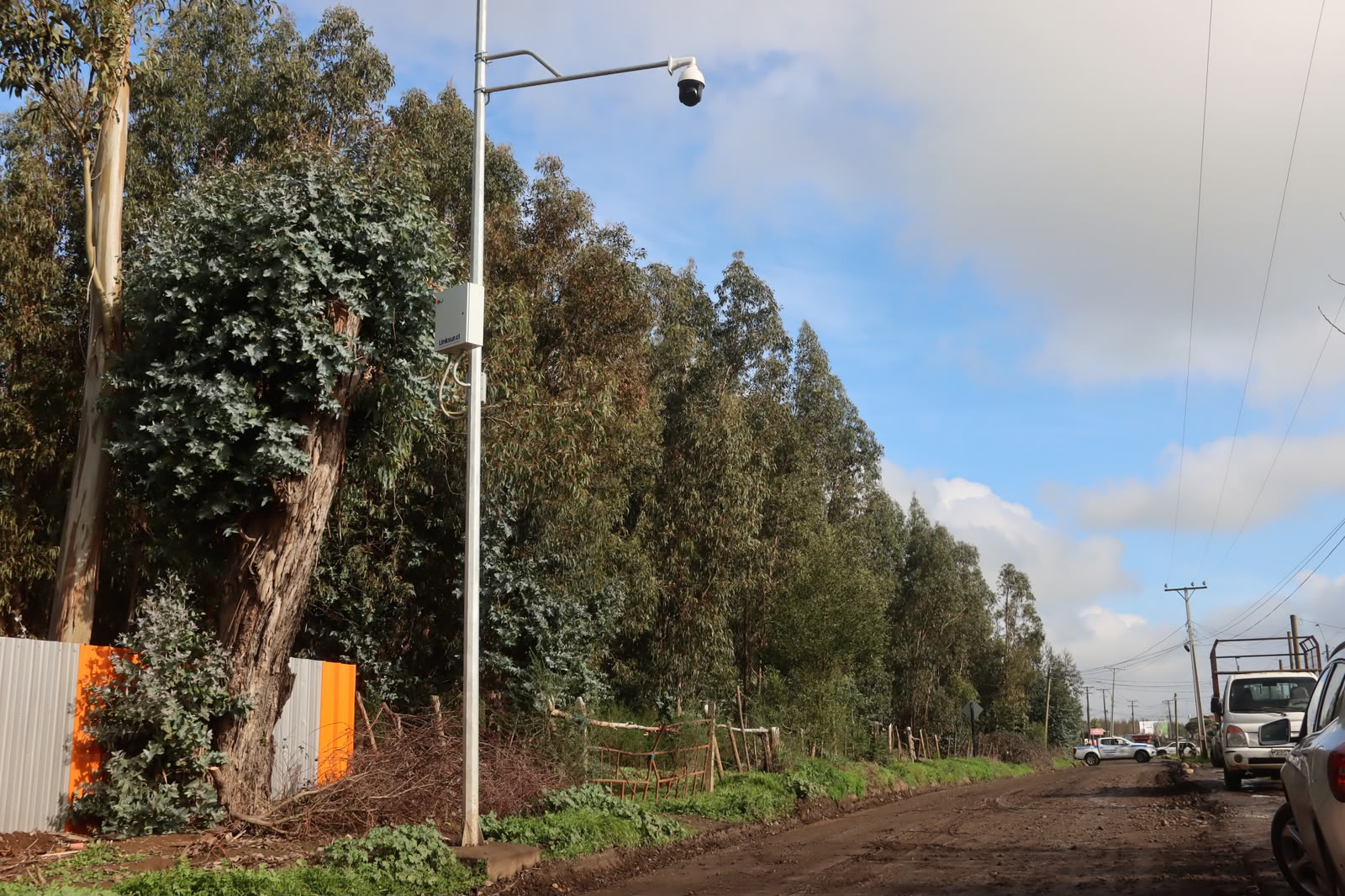 Sector Villa Génesis 2 de Los Ángeles inaugura nueve cámaras de teleprotección