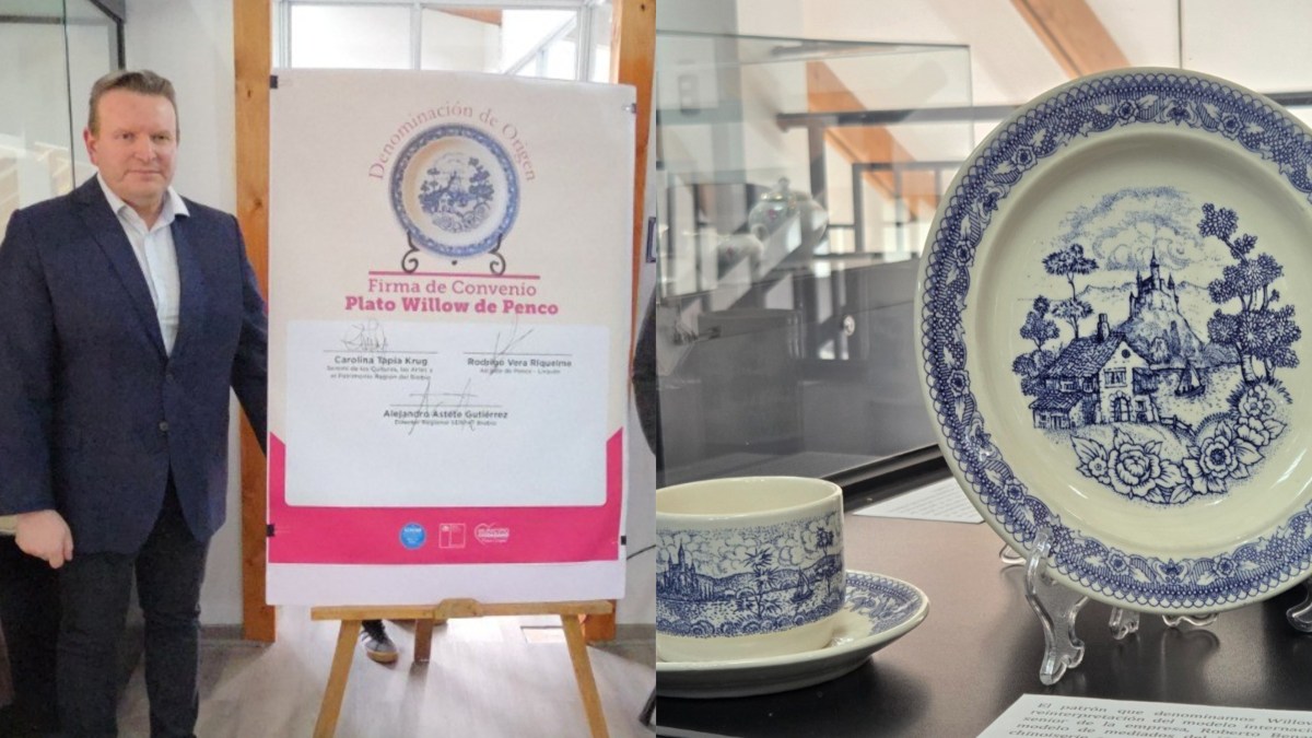 PENCO avanza en la protección de su PATRIMONIO firmando convenio para obtener la DENOMINACIÓN de ORIGEN de la histórica LOZA de Penco