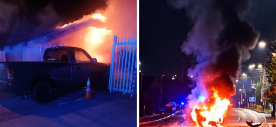 INCENDIO en VIVIENDA y VEHÍCULO moviliza a Bomberos DURANTE la MADRUGADA