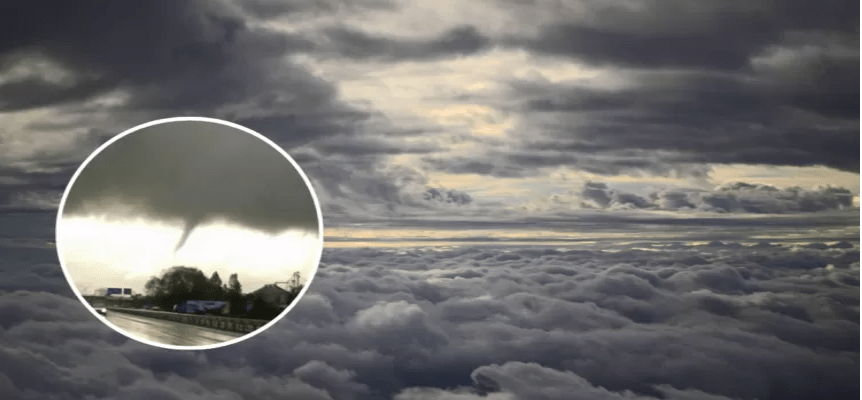 Directemar emite aviso de probables nubes convectivas asociadas a trombas marinas para 4 regiones