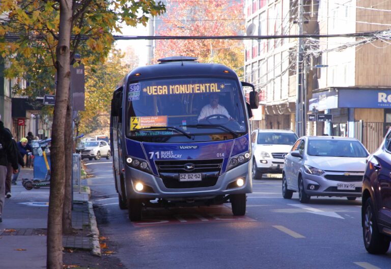 Transporte público retoma su normalidad tras paso del temporal en Biobío