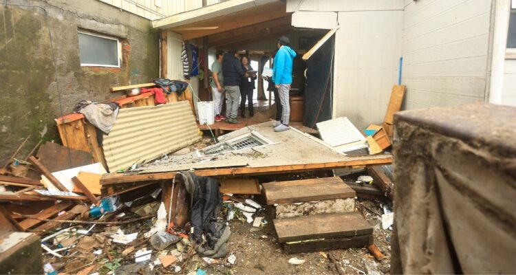 Reportan al menos 327 damnificados y una persona fallecida por intenso sistema frontal en el Bío Bío