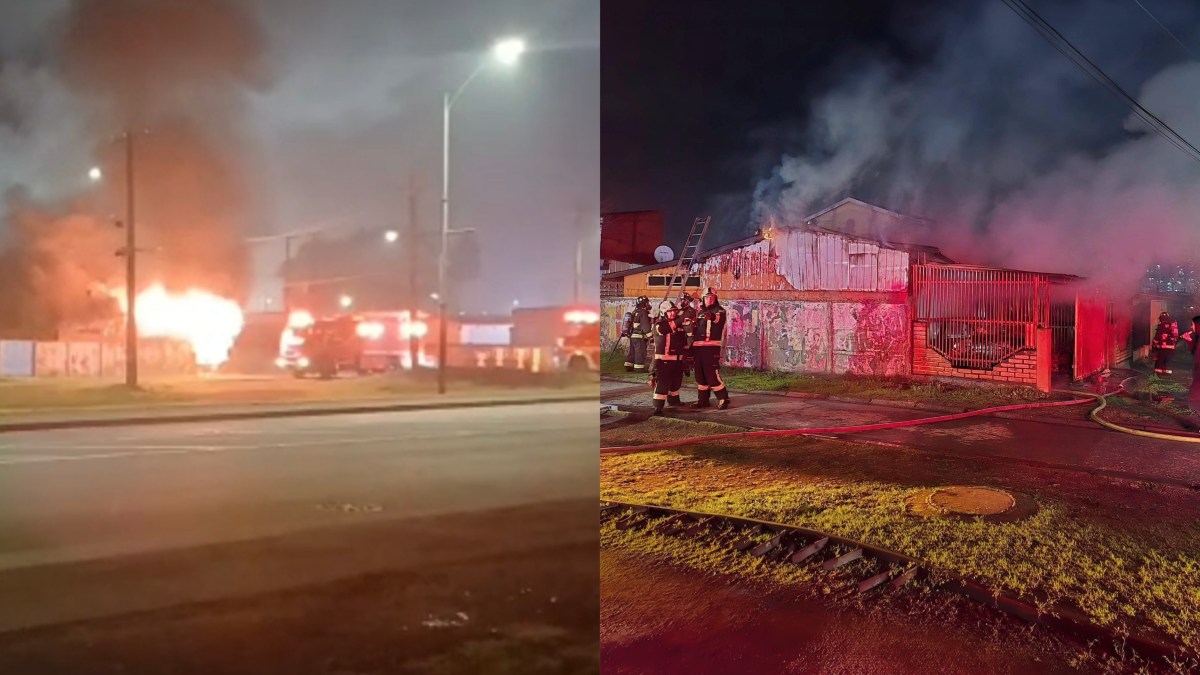 TRAGEDIA en Hualpén: Incendio de vivienda deja UN FALLECIDO