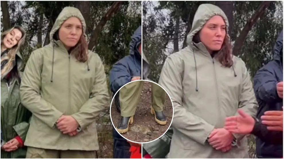 Ministra Natalia Duco llama la ATENCIÓN al usar BOTAS de agua con TACO en evento del Gobierno