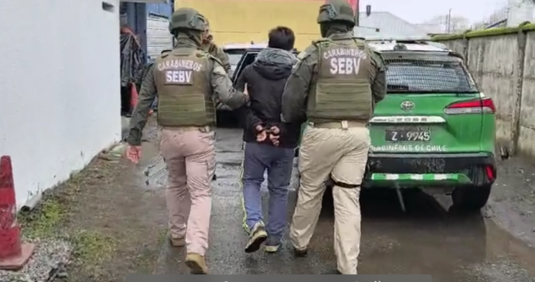 Detienen en Concepción a exjinete por asalto a conductor en Viña del Mar