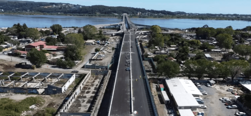 Conexión de puente Bicentenario con Chacabuco en Concepción abriría el último trimestre de 2026