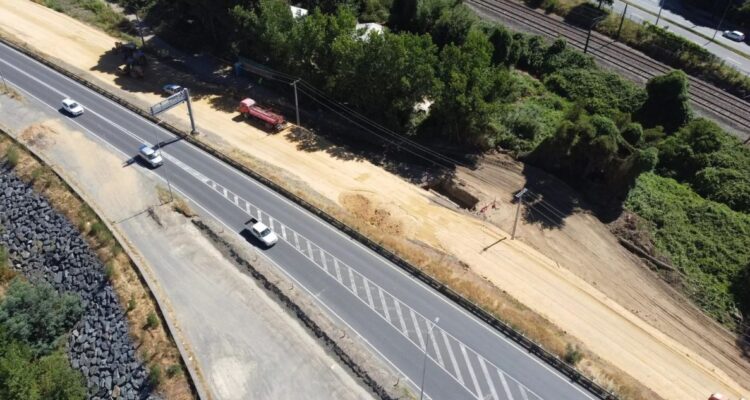 Por ampliación de avenida Costanera en Chiguayante tránsito estará regulado a partir del lunes