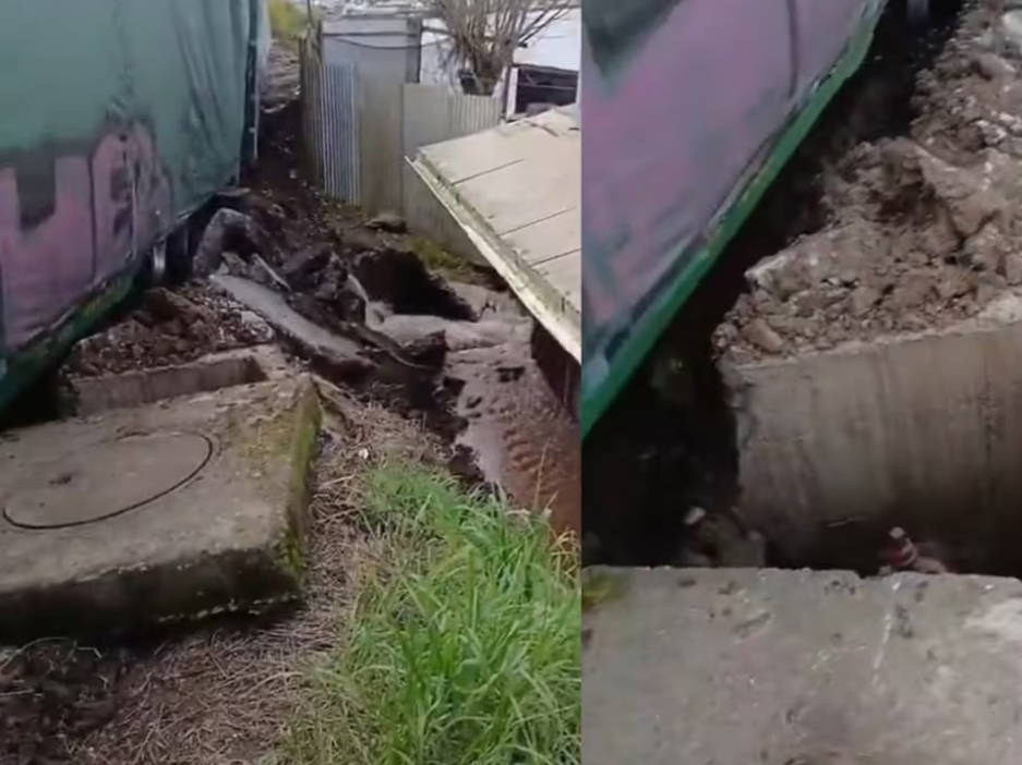 DESCARRILAMIENTO de tren DEJA a más de 100 CLIENTES SIN AGUA POTABLE en Lota